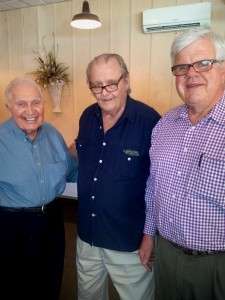 FC with former Sen. Don Kelly (center) and Jack Brittain Sr., both of Natchitoches